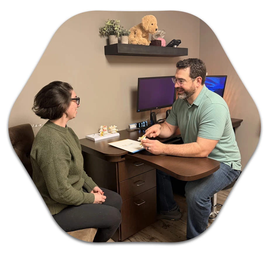 Chiropractor Royal Oak MI Nick Novakoski Consulting Patient